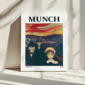 Tablou canvas „Anxiety” de Edvard Munch