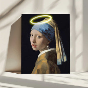 Tablou canvas „Girl With A Halo” de Artelele