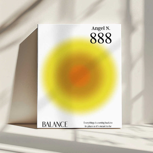 Tablou canvas „Angel Number 888” de Amélie