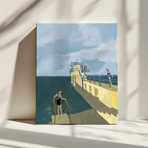 Tablou canvas „Blackrock, Salthill, Galway Ireland Art Print” de Charlotte Trudgett