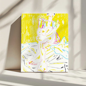 Tablou canvas „The Girl In The Yellow Dress” de Francesco Gulina