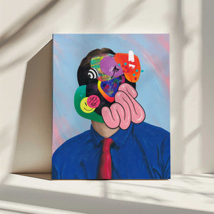 Tablou canvas „Trying Hard To Look Busy” de Famous When Dead