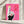 Tablou canvas „It's All Love Hand Pink” de Frances Collett