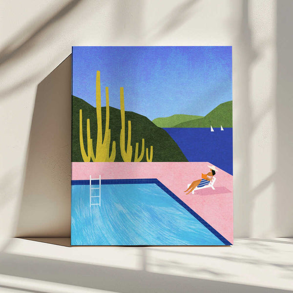 Tablou canvas „Swimming Pool” de longwayhome