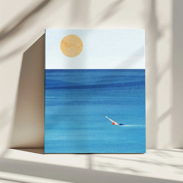 Tablou canvas „Sea Swim” de longwayhome