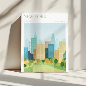 Tablou canvas „New York, Central Park” de longwayhome