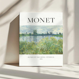 Tablou canvas „Banks Of The Seine” de Claude Monet