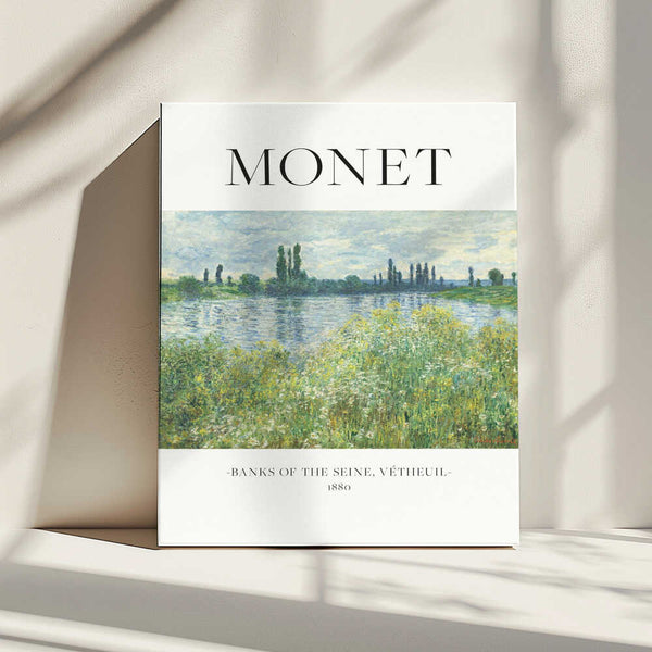 Tablou canvas „Banks Of The Seine” de Claude Monet