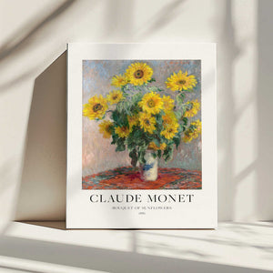 Tablou canvas „Bouquet Of Sunflowers” de Claude Monet