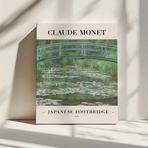 Tablou canvas „Japanese Footbridge 1899” de Claude Monet