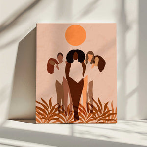 Tablou canvas „W.O.M.E.N 2” de Carelle N'guessan