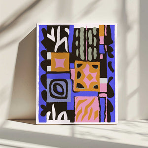 Tablou canvas „Colorful Geometry” de Treechild
