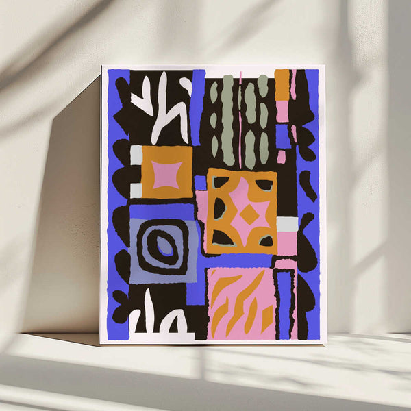 Tablou canvas „Colorful Geometry” de Treechild