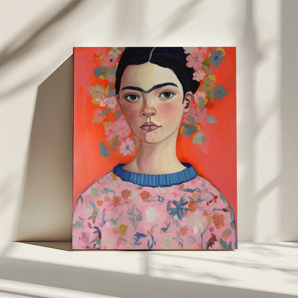Tablou canvas „Floral Portrait Aura” de Treechild