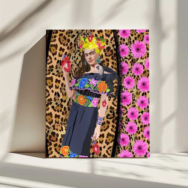 Tablou canvas „love Frida” de Lynnda Rakos