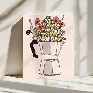 Tablou canvas „Moka Flowers” de Florent Bodart