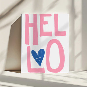Tablou canvas „Friendly Heartbeat” de Athene Fritsch