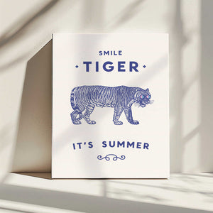Tablou canvas „Smile Tiger” de Florent Bodart