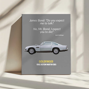 Tablou canvas „Goldfinger Standard Wall Art” de WallChart Art Studio