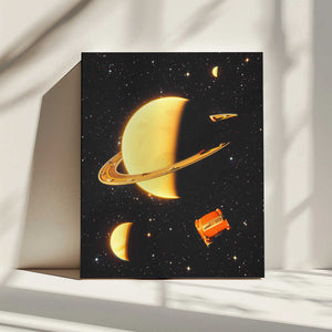 Tablou canvas „Rings of Saturn” de Taudalpoi