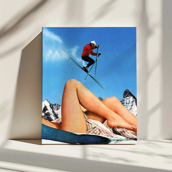 Tablou canvas „The Big Jump” de Taudalpoi