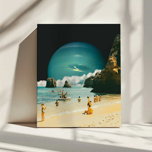 Tablou canvas „Space Beach” de Taudalpoi