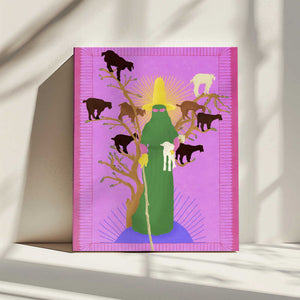 Tablou canvas „Holy Woman Herder” de Jota de jai