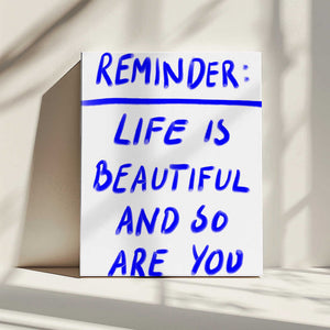 Tablou canvas „Beautiful Reminder” de Athene Fritsch