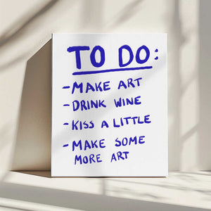 Tablou canvas „Creative To-Do List” de Athene Fritsch