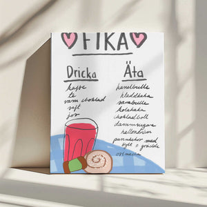 Tablou canvas „Swedish Fika Treats” de Athene Fritsch