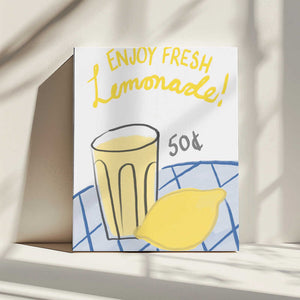 Tablou canvas „Refreshing Sip Deal” de Athene Fritsch
