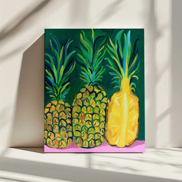 Tablou canvas „Pineapples” de Alice Straker