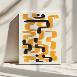 Tablou canvas „Mustard Wiggle” de Ejaaz Haniff