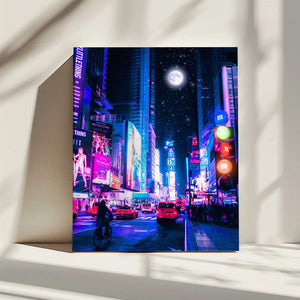 Tablou canvas „Moon City” de Ritvik takkar