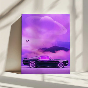 Tablou canvas „Outrun Drive” de Ritvik takkar