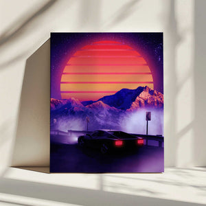 Tablou canvas „Retro Synth” de Ritvik takkar