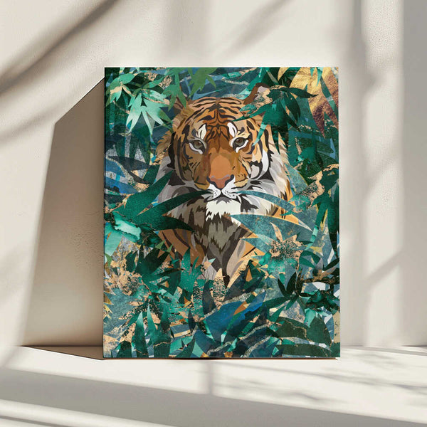 Tablou canvas „Tiger in the jungle 2” de Sarah Manovski