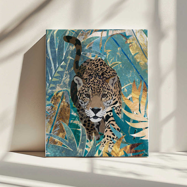 Tablou canvas „Jaguar Jungle 2” de Sarah Manovski