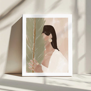 Tablou canvas „Plant Girl” de Ivy Green Illustrations