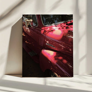Tablou canvas „Crimson Classic Ride” de Shot by Clint