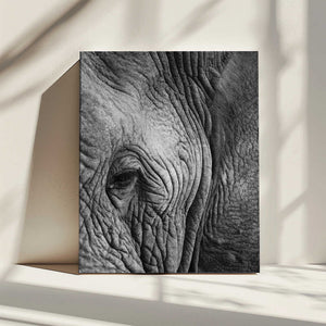 Tablou canvas „Wisdom's Wrinkles” de Shot by Clint