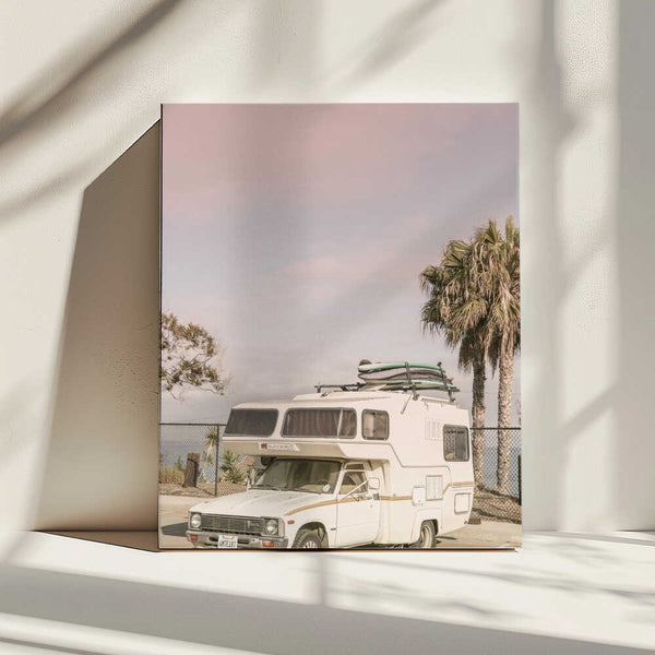 Tablou canvas „Vintage Camper Parked” de Shot by Clint