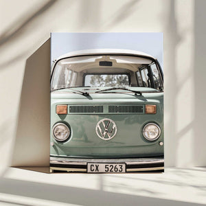 Tablou canvas „Classic Design In Soft Green Tones Cars” de Shot by Clint