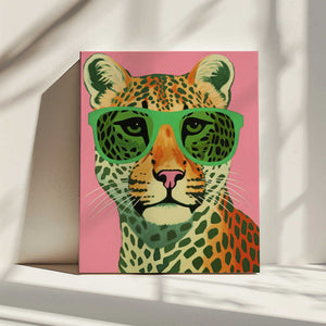 Tablou canvas „Cool Cat Portrait” de Treechild