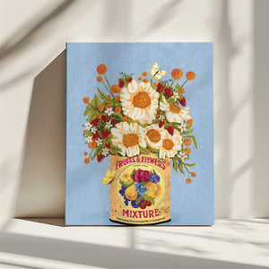 Tablou canvas „Flowers In a Vintage Tea Can” de Raissa Oltmanns