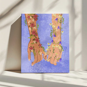 Tablou canvas „Holding hands” de Raissa Oltmanns