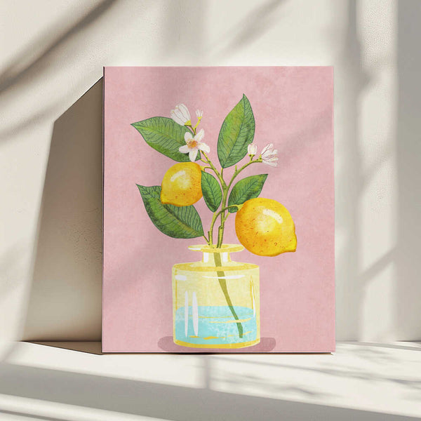 Tablou canvas „Lemon Bunch In Vase” de Raissa Oltmanns