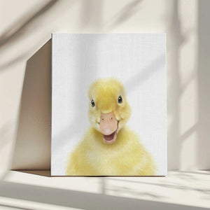 Tablou canvas „Peekaboo Baby Duck” de Lola Peacock