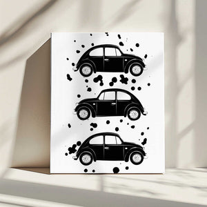 Tablou canvas „Classic Beetle Trio” de Martina