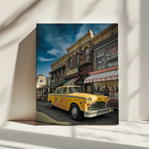 Tablou canvas „Taxi” de pirouz moshavash